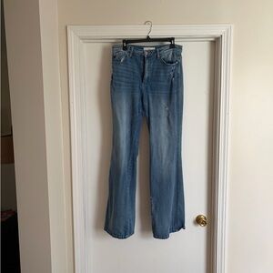 KanCan Light Blue Wide Leg slight flare